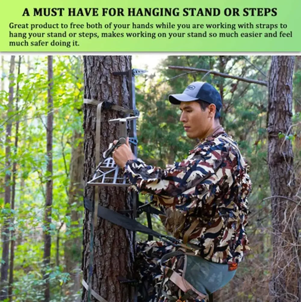 Tree Climbing Belt, Adjustable Lineman'S Strap for Hunting, Hanging Stand